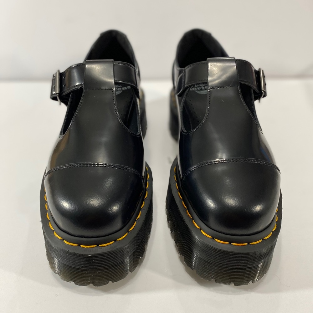 NEW DR MARTENS BETHAN LEATHER PLATFORM SHOES - Picture 9 of 12